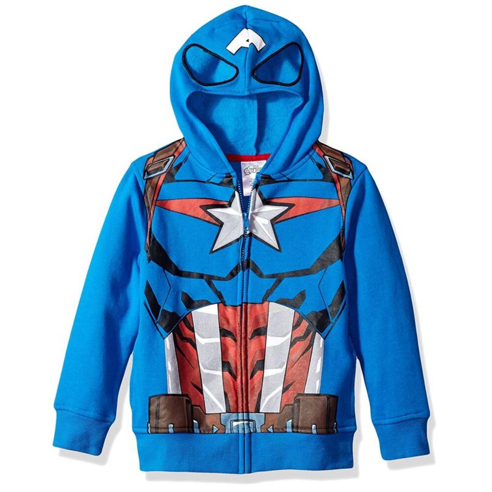 Marvel Captain America Big Boys' Costume Hoodie